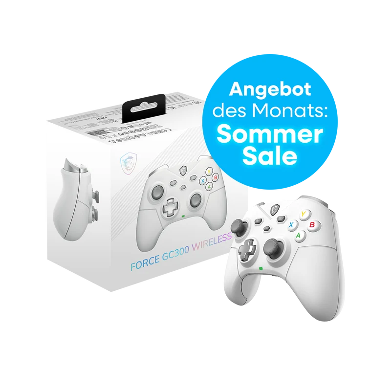 MSI CB Game Controller FORCE GC300 WIRELESS WHITE