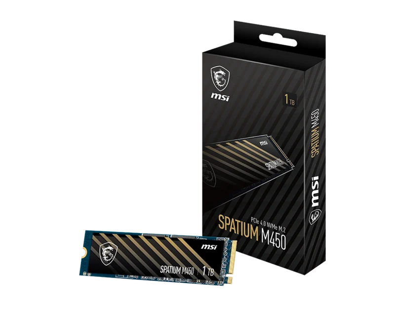MSI SSD SPATIUM M450 PCIe 4.0 NVMe M.2 1TB V1