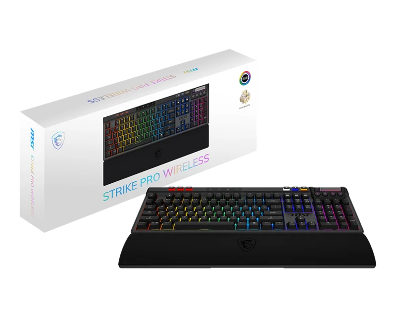 MSI CB Gaming Tastatur STRIKE PRO WIRELESS, Deutsch (QWERTZ)