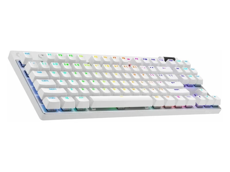 Logitech G Pro X TKL LIGHTSPEED Gaming Keyboard - Tactile - White