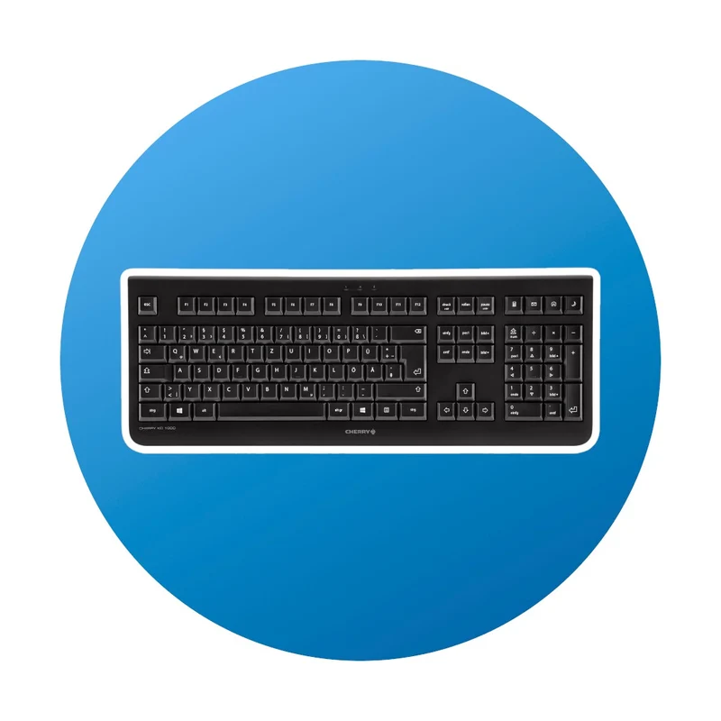 Cherry KC 1000 Tastatur USB schwarz