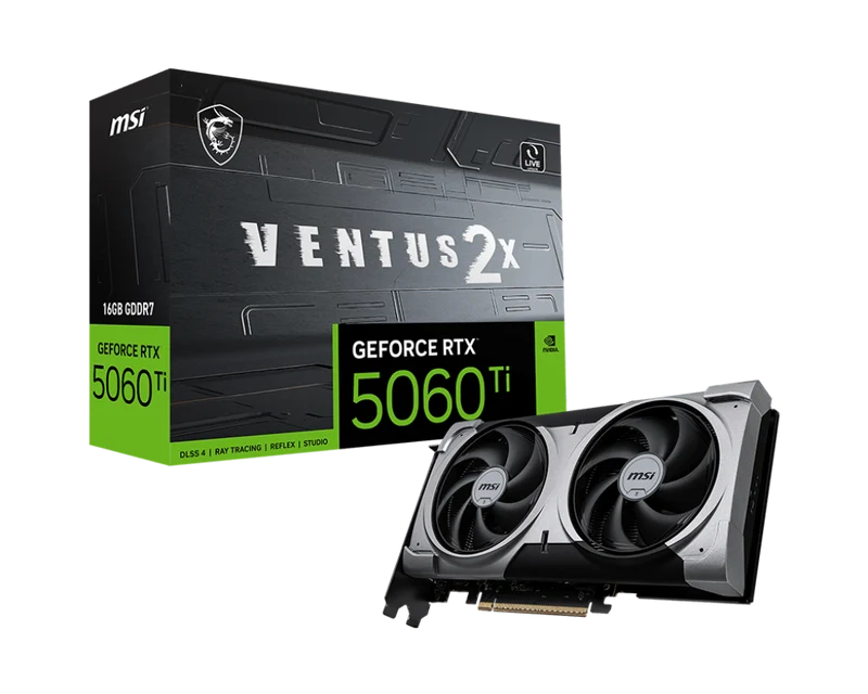MSI Grafikkarte GeForce RTX 5060 Ti 16G VENTUS 2X PLUS