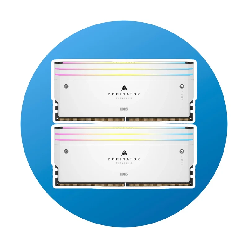 64GB Corsair Dominator Titanium RGB weiß