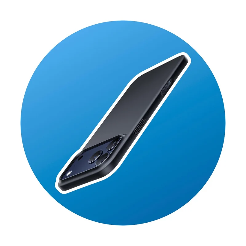 Torras iPhone 17 Pro Hülle Ultradünn Schwarz