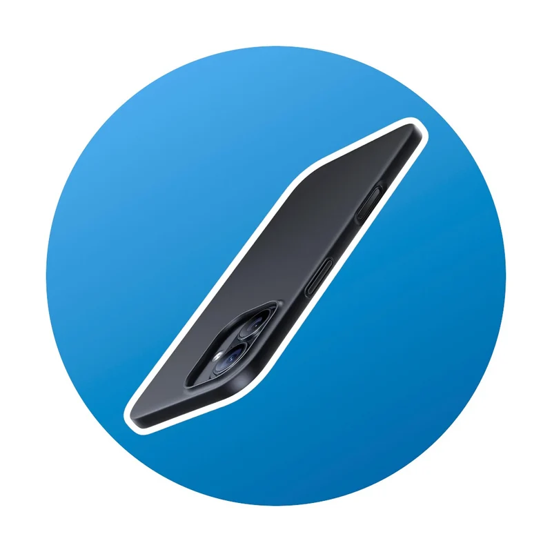 Torras iPhone 17 Hülle Ultradünn Schwarz