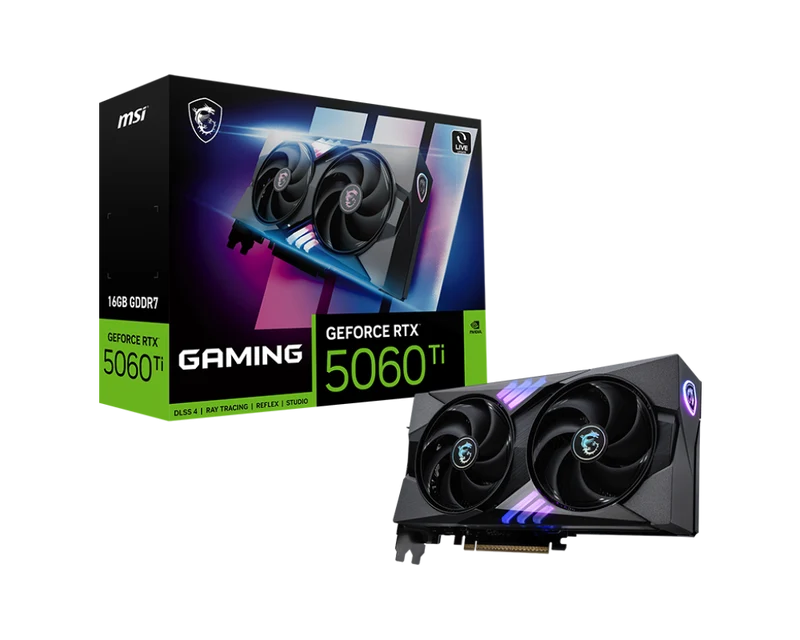 MSI Grafikkarte GeForce RTX 5060 Ti 16G GAMING