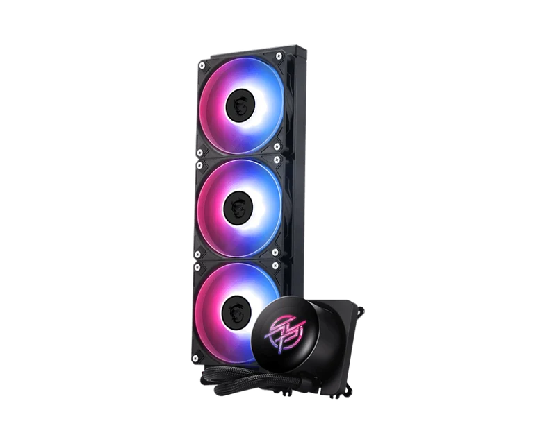 MSI MPG CORELIQUID P13 360 – 360 mm AIO Wasserkühler mit 2,1″ LCD & 3×120 mm ARGB-Lüftern