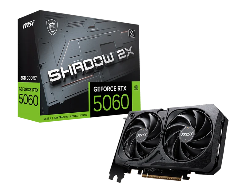 MSI Grafikkarte GeForce RTX 5060 8G SHADOW 2X