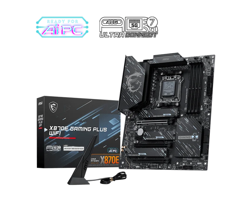 MSI Motherboard X870E GAMING PLUS WIFI