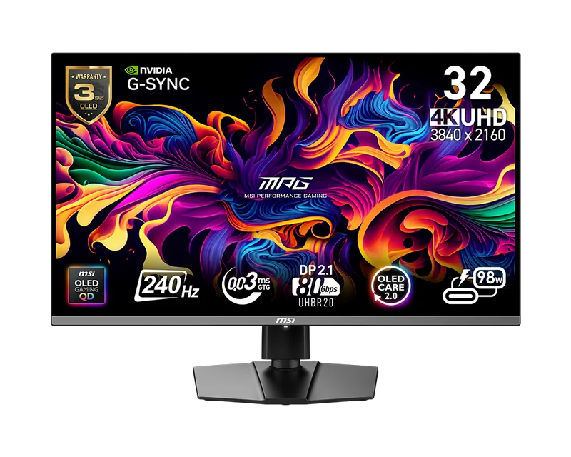 MPG 322URXDE QD-OLED | MSI Gaming Monitor