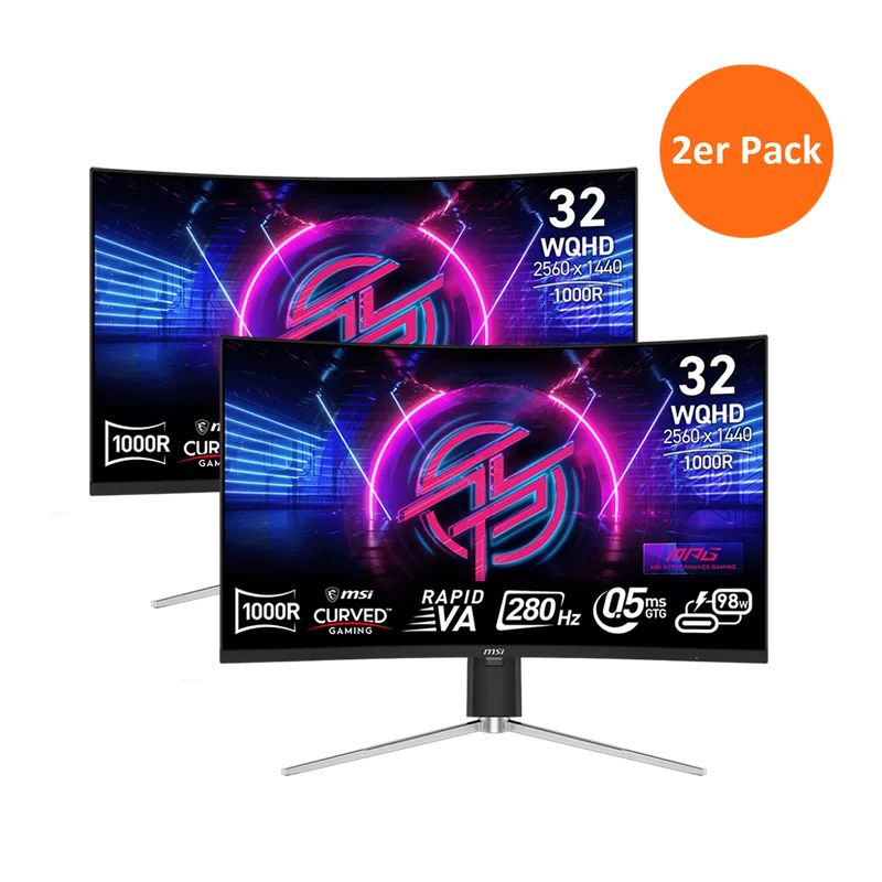 2er Pack - MPG 325CQRXF | MSI Gaming Monitor