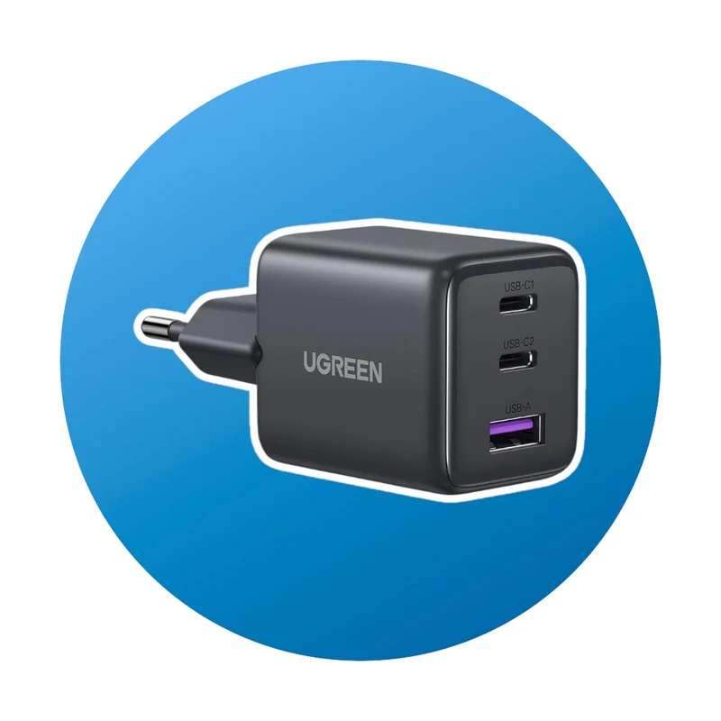 UGREEN USB C/USB A 3-Port Ladegerät 30W schwarz