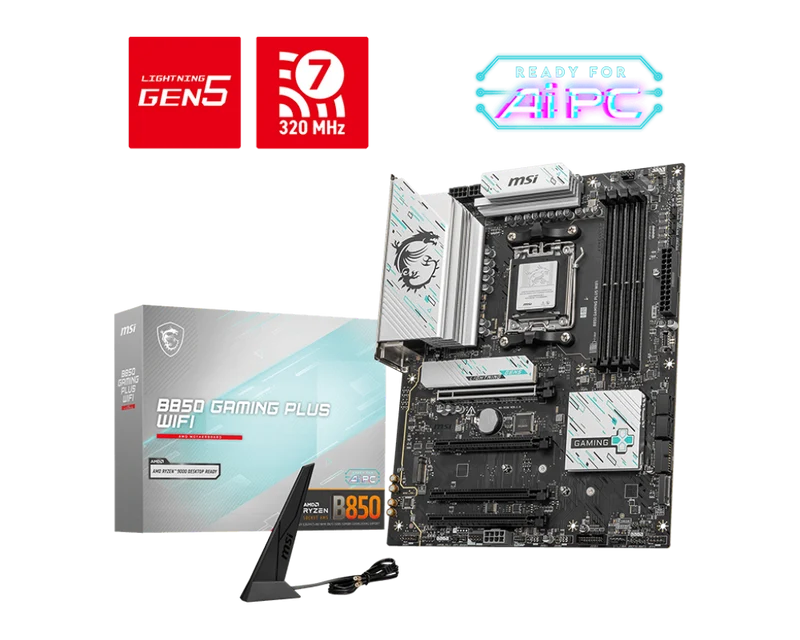 MSI Motherboard B850 GAMING PLUS WIFI