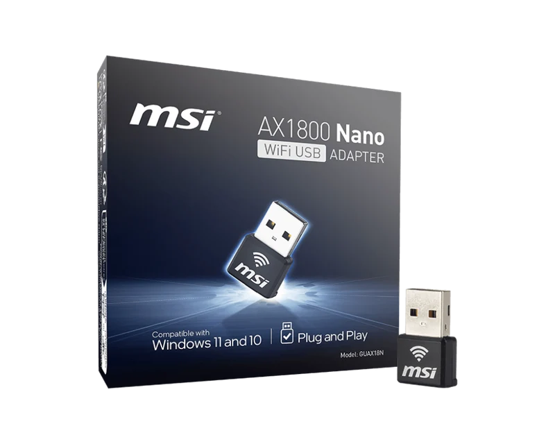 MSI AX1800 Nano WiFi USB Adapter