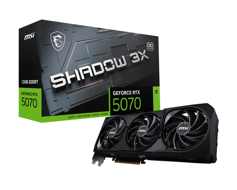 MSI Grafikkarte GeForce RTX 5070 12G SHADOW 3X OC