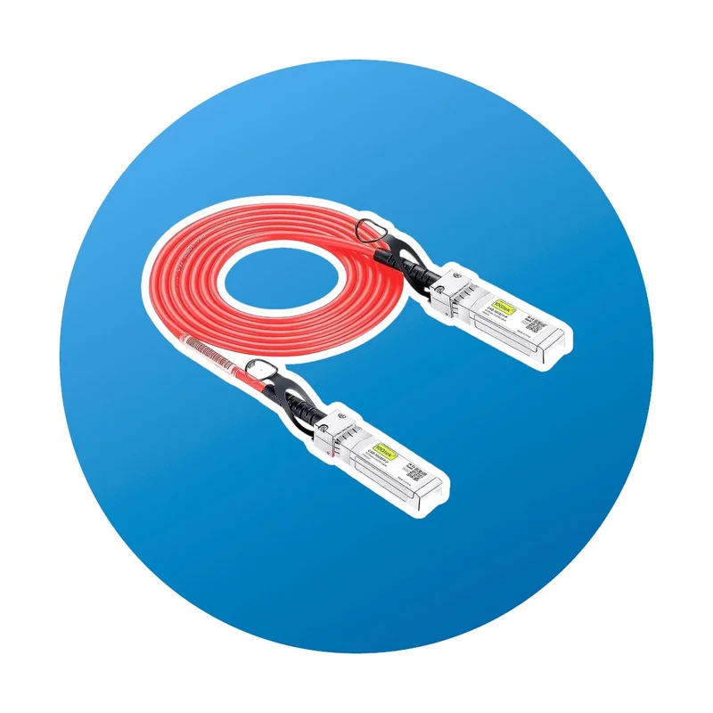 1m 10G SFP + DAC Kabel rot