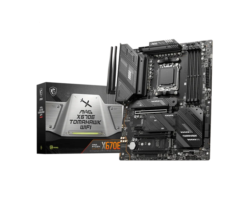 MSI MAG X670E TOMAHAWK WiFi – AM5 ATX Gaming-Mainboard mit DDR5, Wi-Fi 6E & PCIe 5.0
