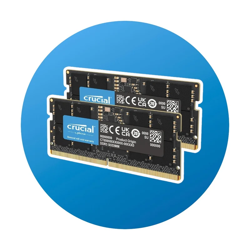 32GB (2x16) Crucial DDR5 4800Mhz