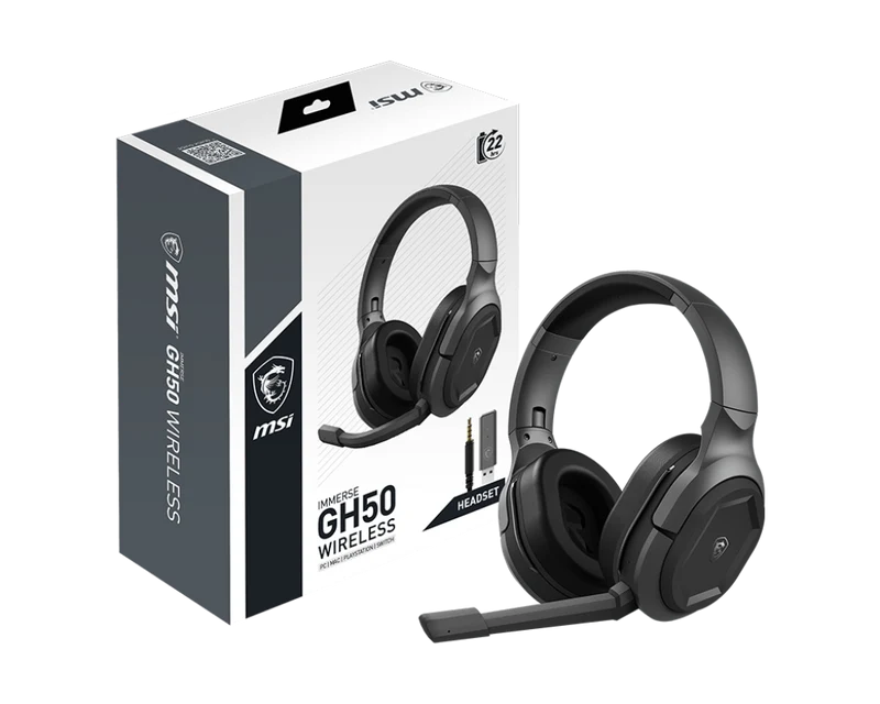 MSI Gaming Headset IMMERSE GH50 WIRELESS
