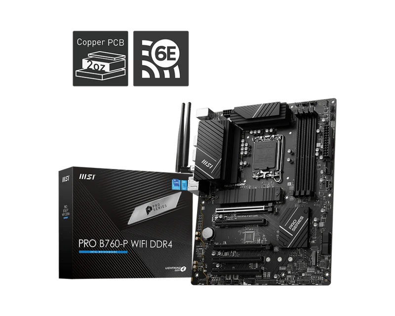 MSI Motherboard PRO B760-P WIFI DDR4