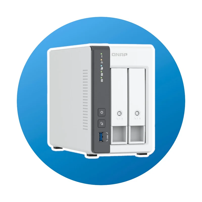 QNAP TS-216G 2-Bay NAS 4GB weiß