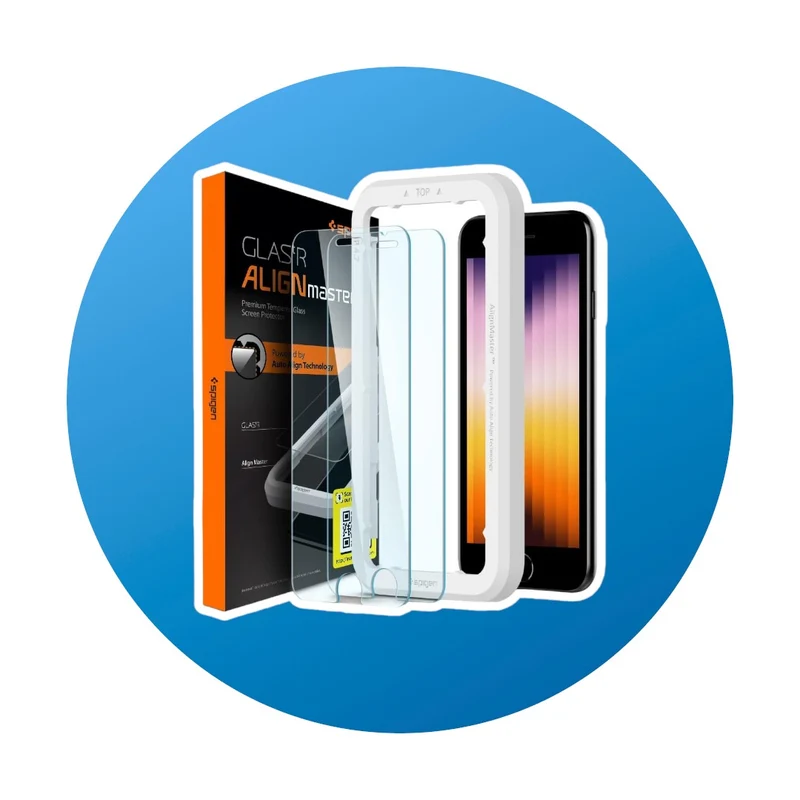 Spigen iPhone SE/7/8 Panzerglas 2Pack