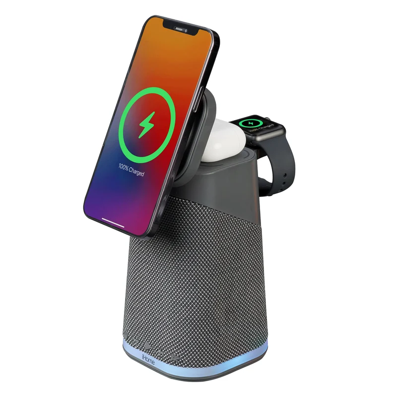 IBT70 Wireless Charging Stand & Bluetooth Speaker