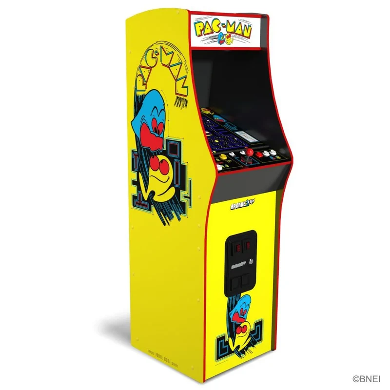 PAC-MAN Deluxe Home Arcade - 5-Foot Full-Size Cabinet with 14 Classic Games & 17-Inch Screen