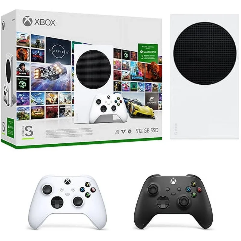 Series S 512GB SSD Console with Wireless Controller - Carbon Black, 120 FPS, 10GB RAM, HDR