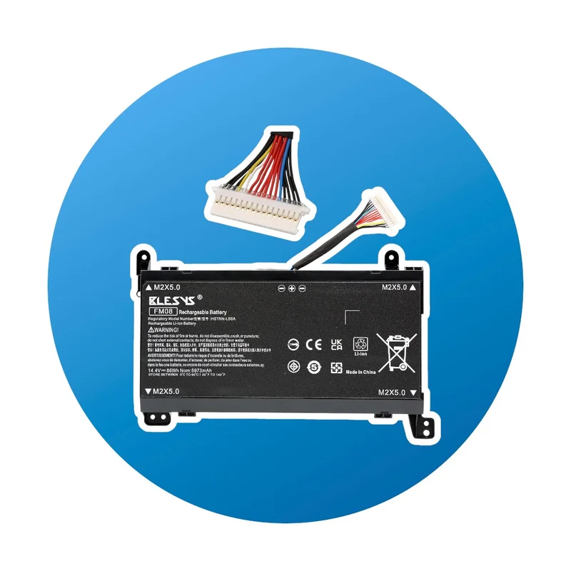 BLESYS 16 Pin FM08 Akku für HP Omen