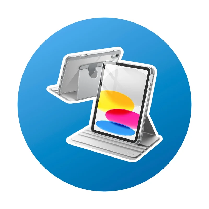 JETech Hülle für iPad 10 silber