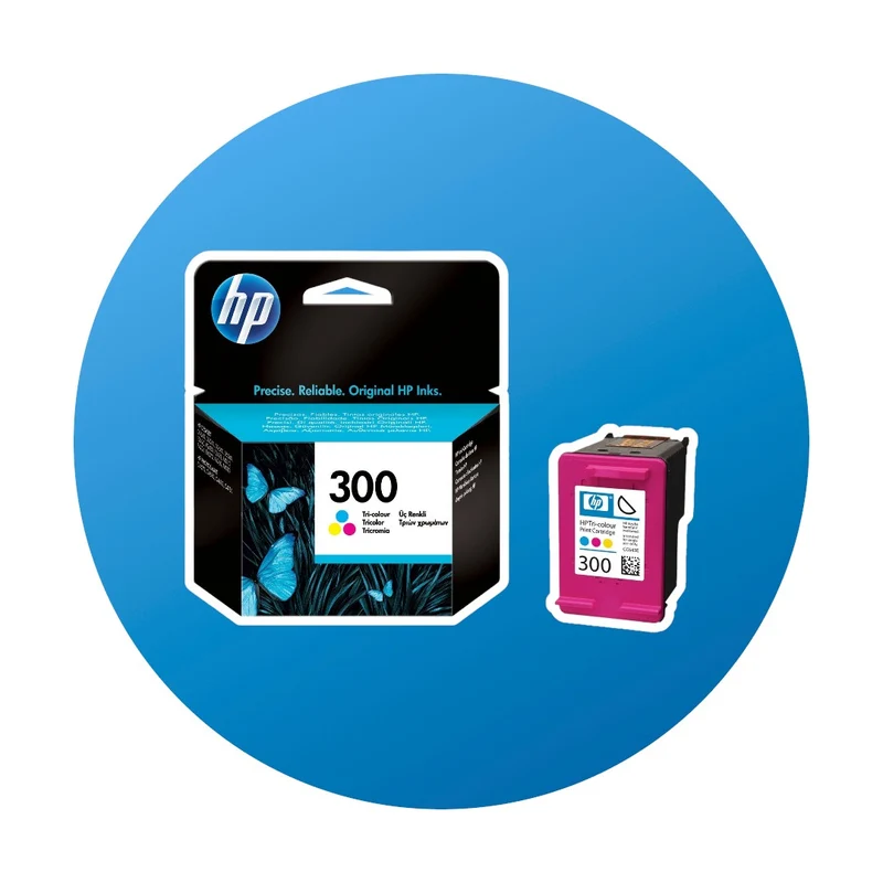 HP 300 Tinte farbig