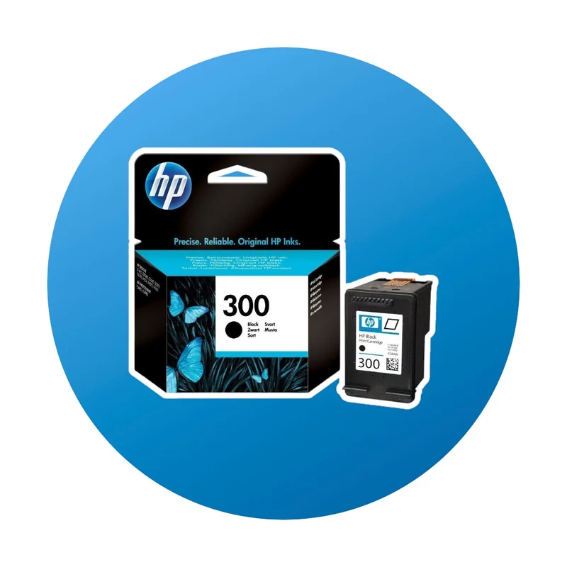HP 300 Tinte Schwarz