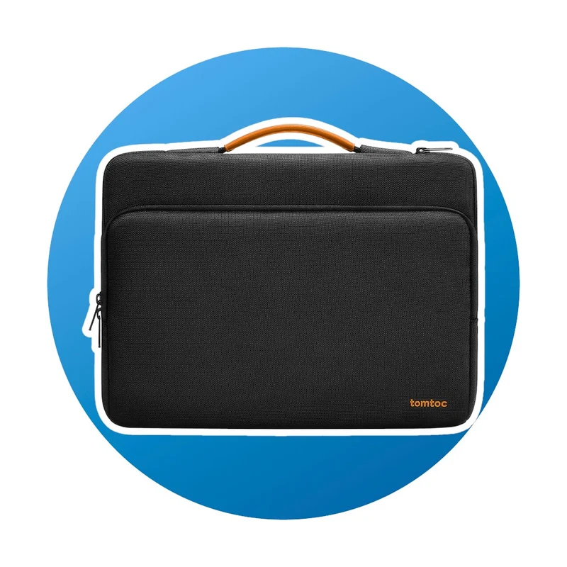 13" tomtoc Notebooktasche schwarz