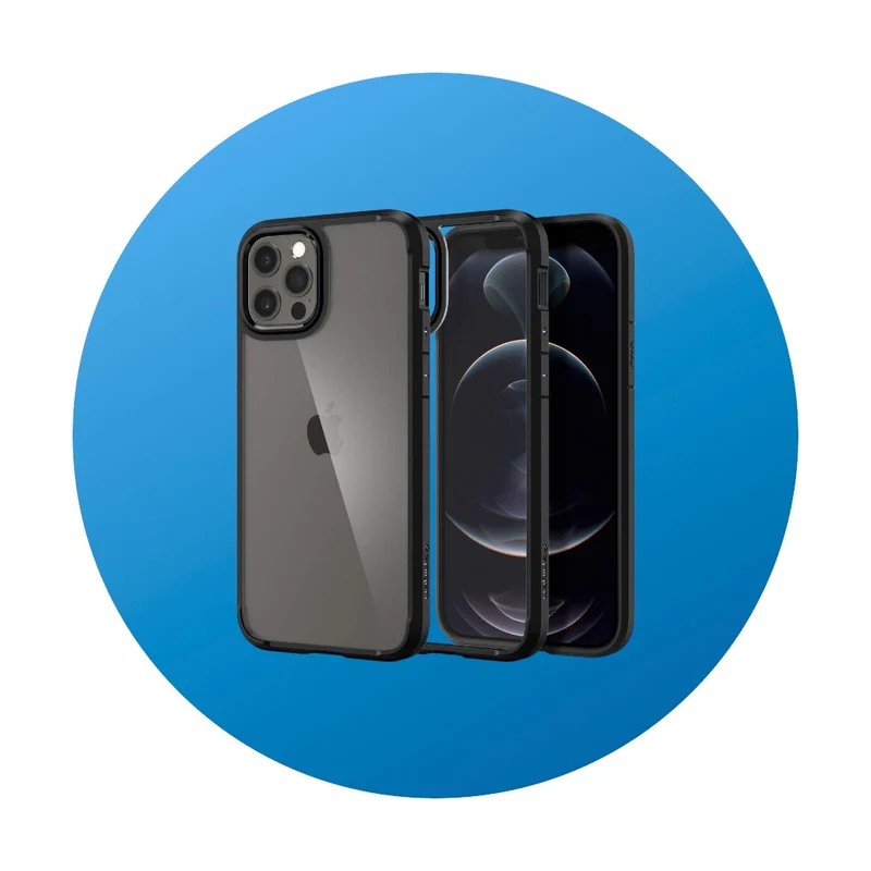 Spigen iPhone 12/12 Pro Ultra Hybrid Hülle schwarz