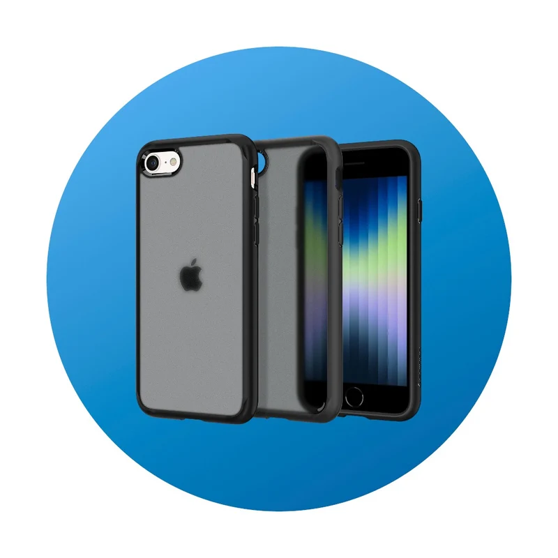 Spigen iPhone SE/7/8 Ultra Hybrid Hülle schwarz