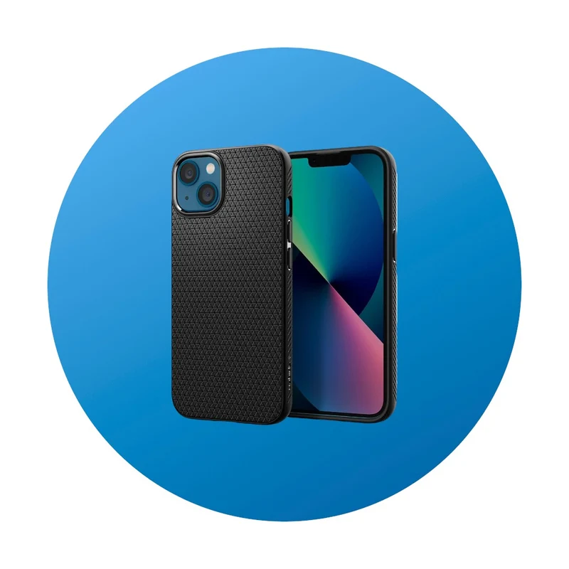 Spigen iPhone 13 Liquid Air Hülle Schwarz