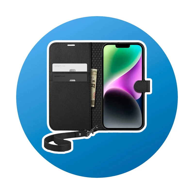 Spigen iPhone 14 Hülle schwarz