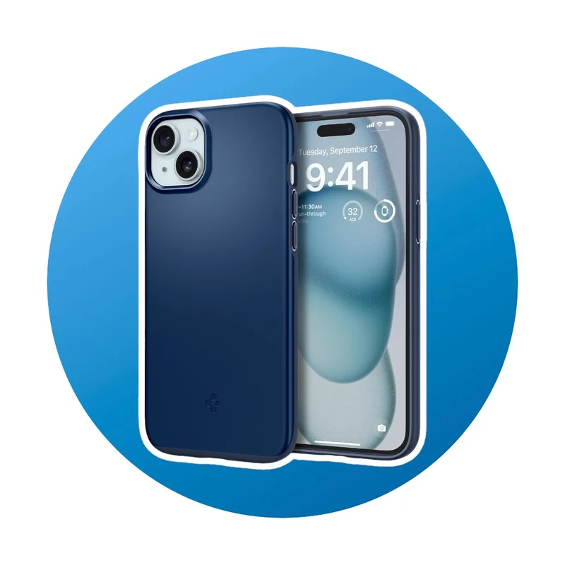 Spigen Thin Fit iPhone 15 Navy Blue
