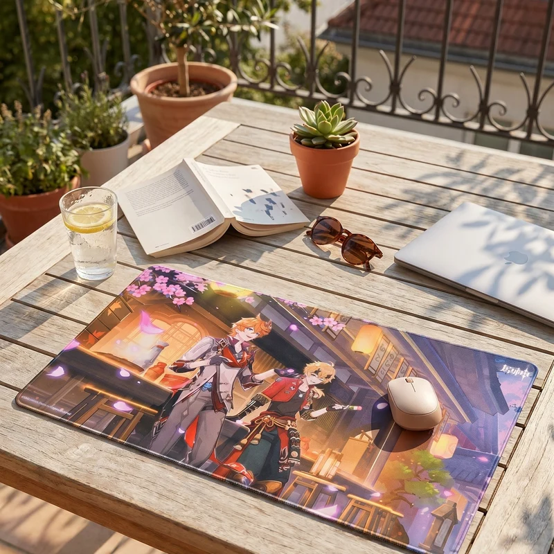 Genshin Impact - Into the Perilous Labyrinth of Fog Mousepad
