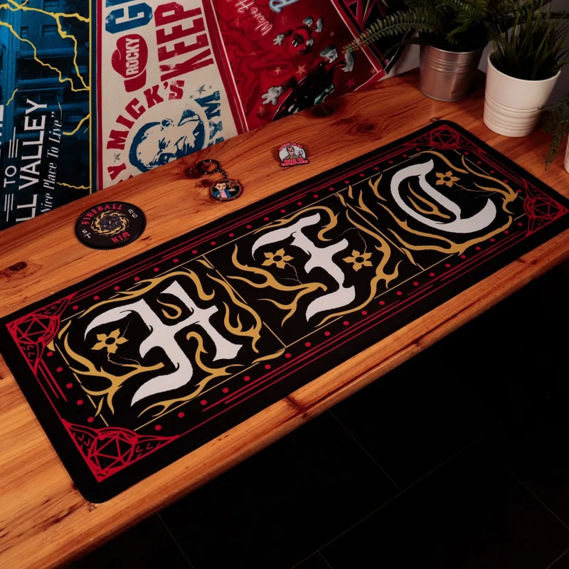 Stranger Things Schreibtischunterlage & Untersetzer Hellfire Club