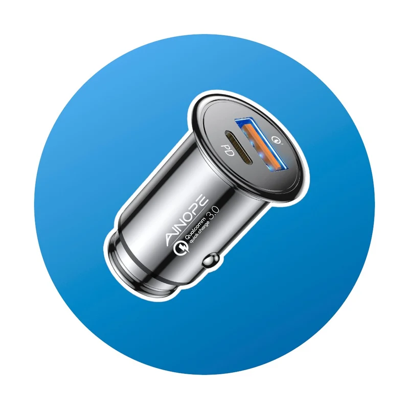 Ainope Zigarettenanzünder USB-C Adapter