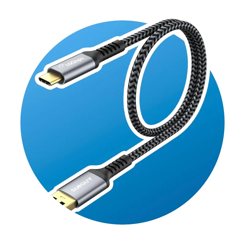 1,5m Sunguy USB C 3.1 zu USB schwarz