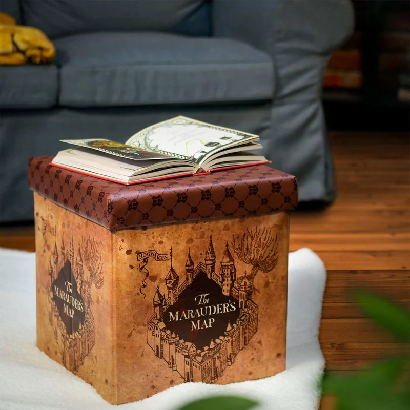 Harry Potter - Karte des Rumtreibers Hocker mit Stauraum