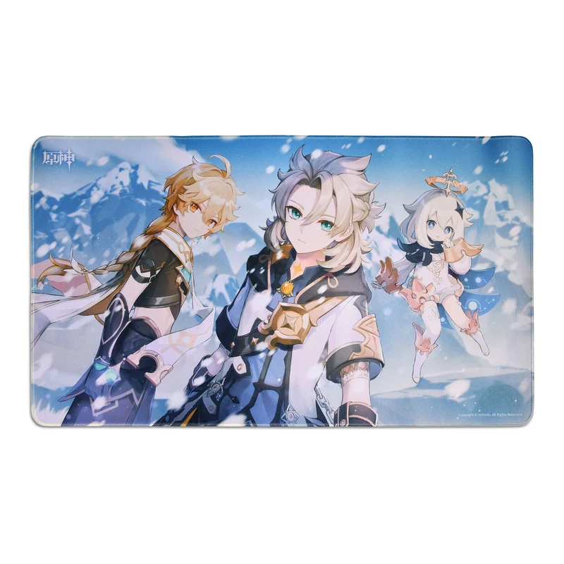 Genshin Impact - White Dust and Snow Shadow Mousepad