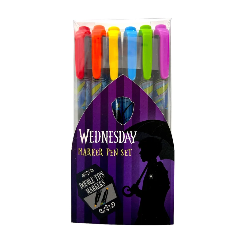 Wednesday Textmarker 6-er Pack