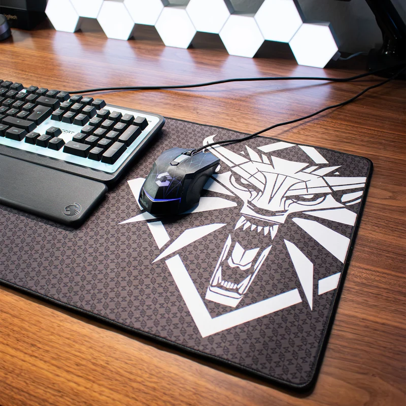 Witcher - Wolf Medaillon XL Mousepad
