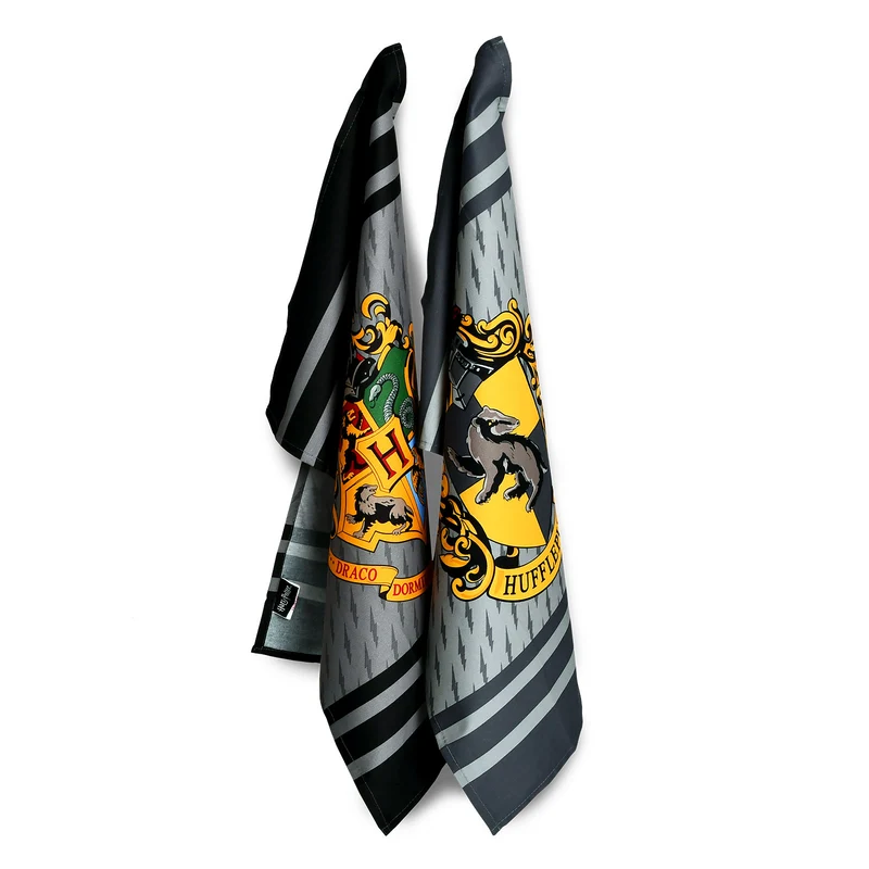 Harry Potter - Hufflepuff & Hogwarts Geschirrtücher Set