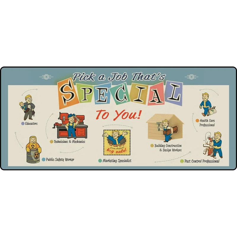 Fallout XXL Mousepad Special